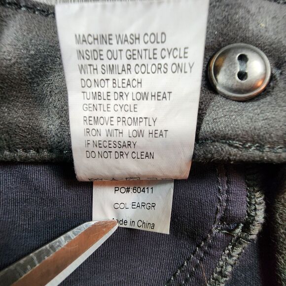 Level 99 Janice Skinny Gray Ponte Pants BE2A77F Womens Size 27 - Picture 6 of 13